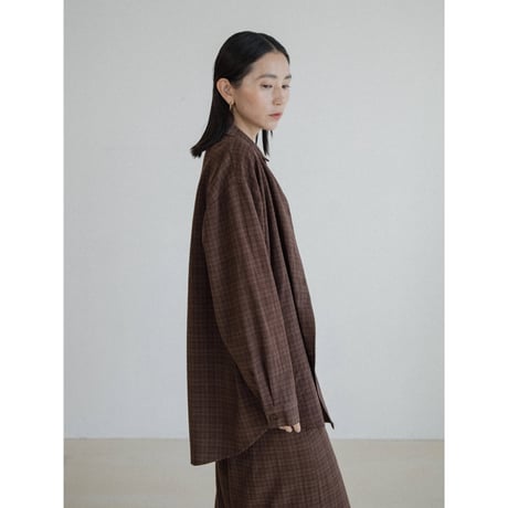 《予約販売》check pattern over shirt/2colors_nb0334