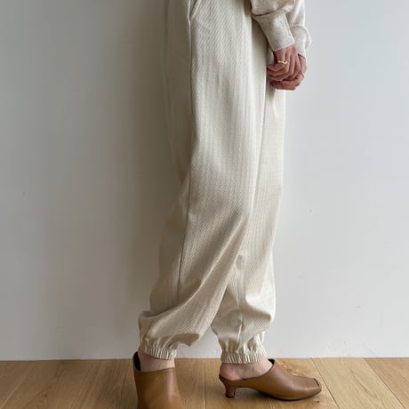 《予約販売》jacquard jogger pants/2colors_np0570