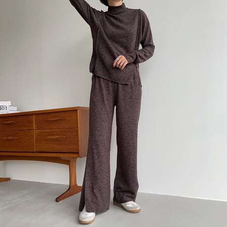 【nokcha original】worm mosaic tops/2colors_nt1089