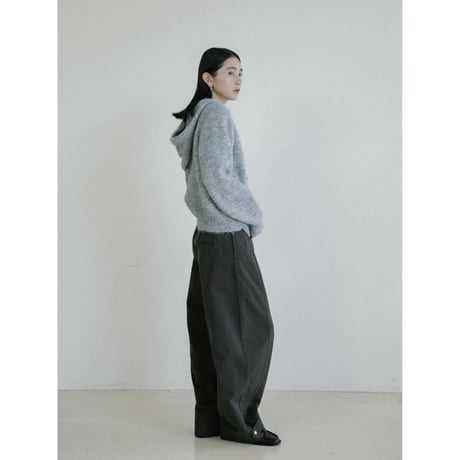 《予約販売》2way silhouette cotton warm pants/2colors_np1189