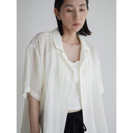 《予約販売》soft sheer shirt/2colors_nb0302