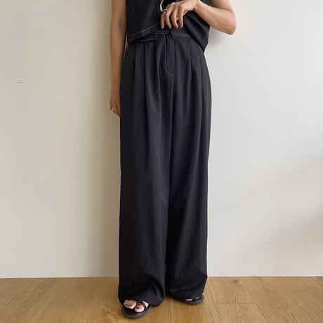 《予約販売》stich long pants/2colors_np0643