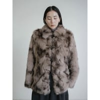 《予約販売》toggle button fur jacket_no0491
