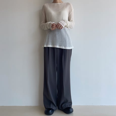 《予約販売》sheer lady tops/2colors_nt1972