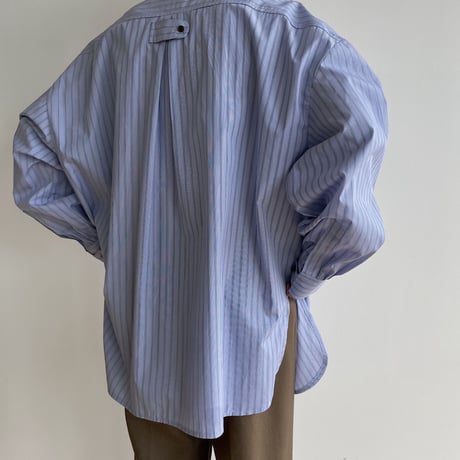 【nokcha original】stripe over shirt/2colors_nb0118