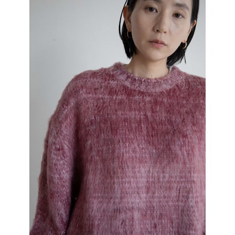 《予約販売》mohair like over knit pullover/2colors(unisex)_nt2225
