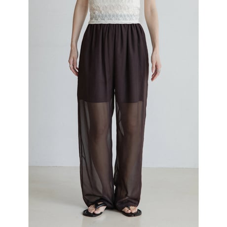 《予約販売》sheer lady pants/2colors_np1116