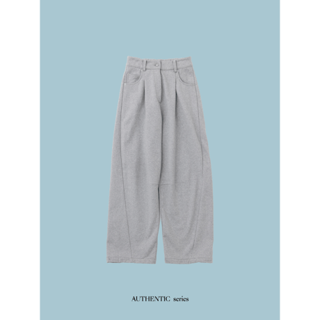 - AUTHENTIC series - mannish oval sweat pants/2colors_an0053