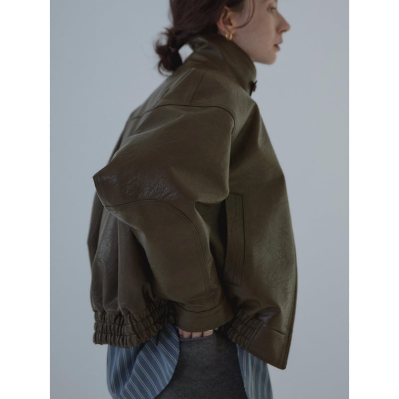 NOKCHA ノクチャ AUTHENTICシリーズ khakibrown AUTHENTIC series - throat latch fake leather