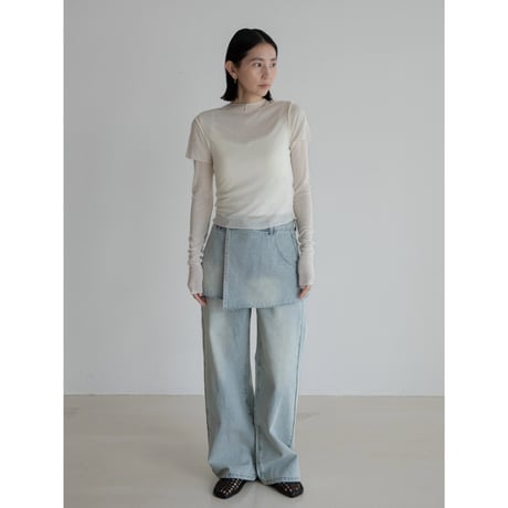 《予約販売》sheer minimal tee/3colors_nt2265