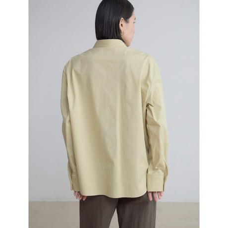 《予約販売》cotton pocket shirt/2colors_nb0358