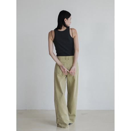 《予約販売》accent oval twill pants/2colors_np1143