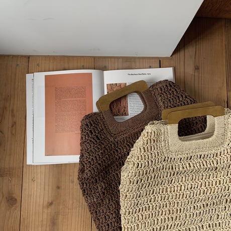 《予約販売》straw 2way bag /2colors_na0171