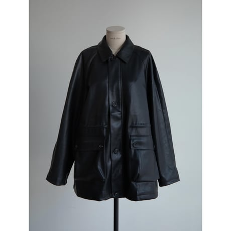 《予約販売》string leather like jacket_no0430
