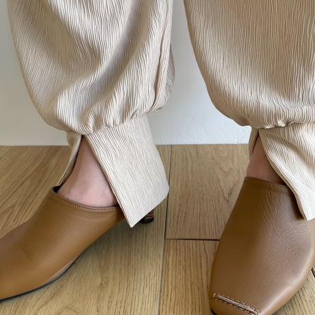 【nokcha original】jacquard slit hem pants_np0560