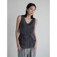 《予約販売》sheer accent sleeveless/2colors_nb0322
