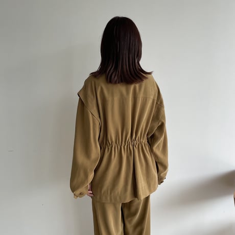 【nokcha original】2way military jacket/olive khaki_no0233
