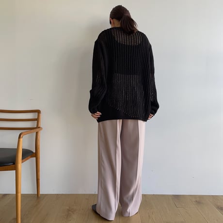 《予約販売》mannish low gauge knit/2colors_nt1615