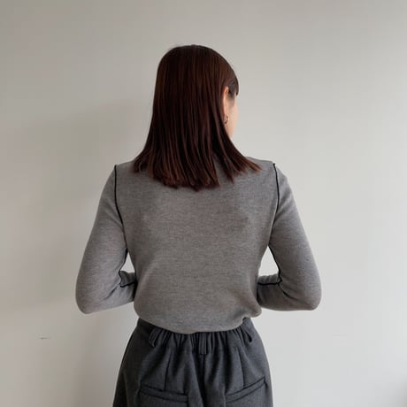 《予約販売》piping lib knit/2colors_nt1557