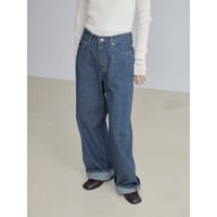 《予約販売》one wash wide jeans_nj0173
