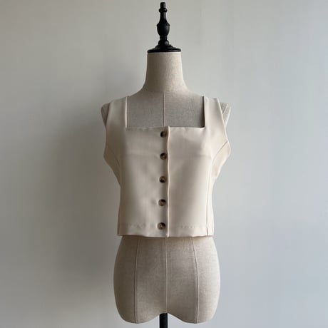 《予約販売》mannish mini vest/2colors_nt1280