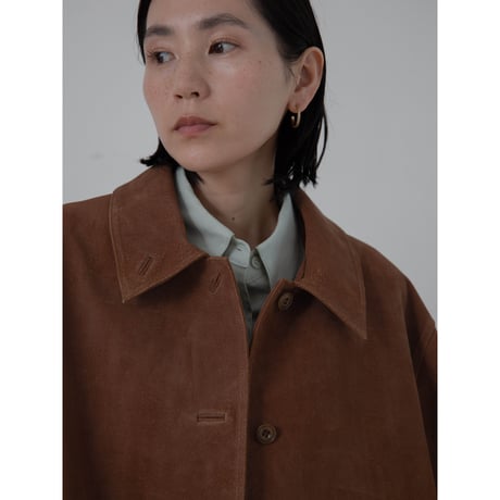 - AUTHENTIC series - real suède rich jacket/camel_an0037
