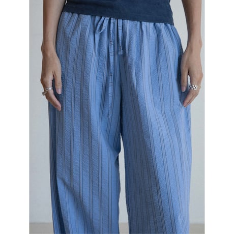 《予約販売》accent stripe mannish pants/2colors_np1135