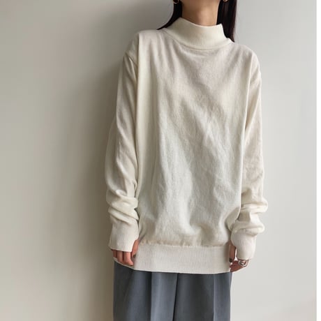 《予約販売》mock neck daily knit/4colors_nt1586