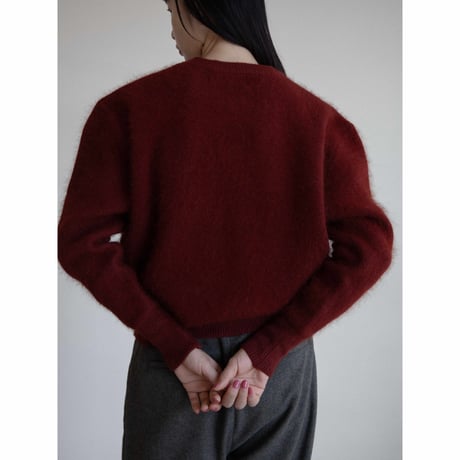 《予約販売》silhouette angora knit pullover/2colors_nt2196