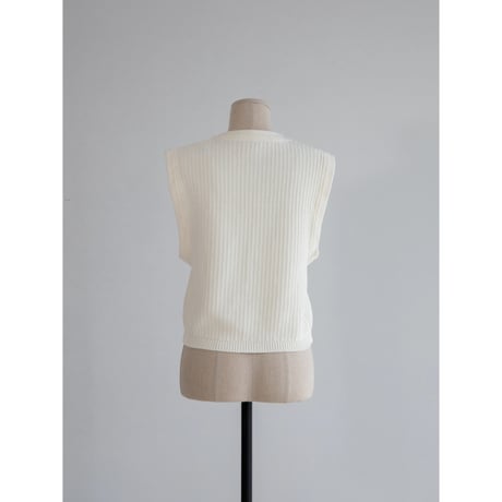 《予約販売》jacquard knit vest/2colors_nt2038