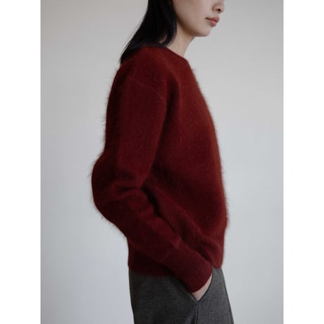 《予約販売》silhouette angora knit pullover/2colors_nt2196