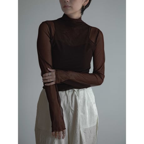 《予約販売》layered like sheer tops/2colors_nt2130