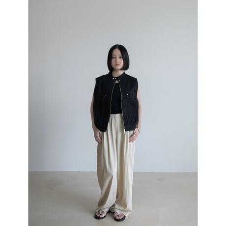 《予約販売》tuck summer light pants/2colors_np1023