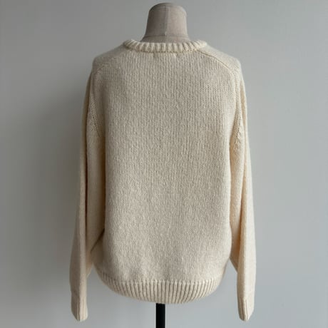 《予約販売》v neck rich knit/2colors_nt1924