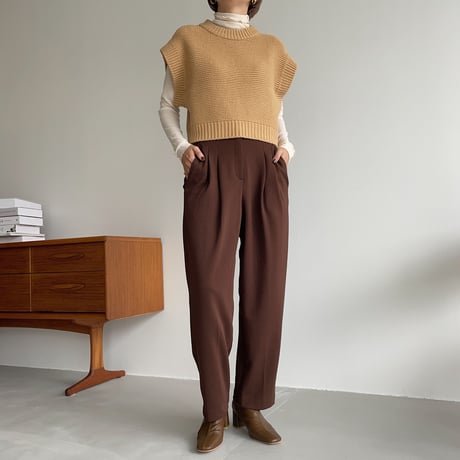 【 nokcha original】jersey slacks pants_np0470