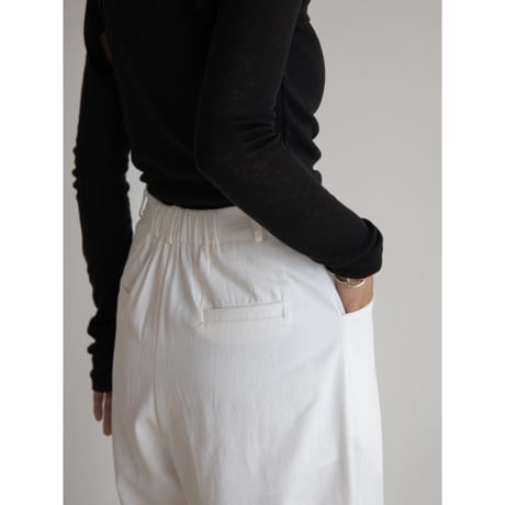 《予約販売》summer tuck twill pants/2colors_np0999