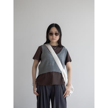 《予約販売》light round shoulder bag/2colors_na0634