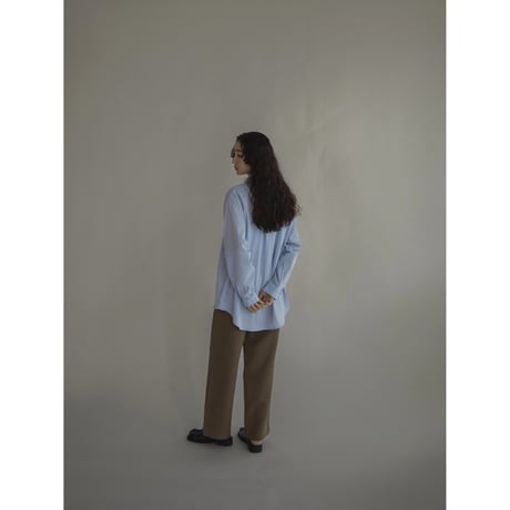 【nokcha original】sleeve accent washer shirt/2colors_nb0224