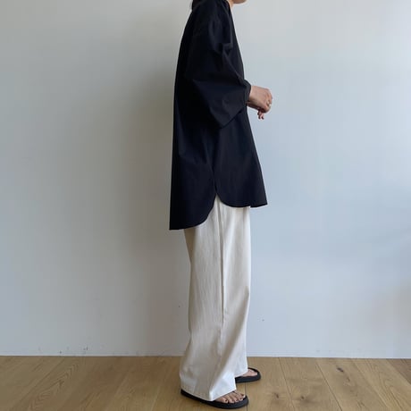 《予約販売》 round mannish shirt/2colors_nb0151