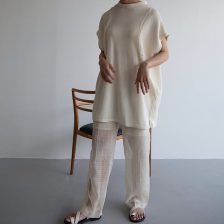 【nokcha original】2way material tops_nt1354