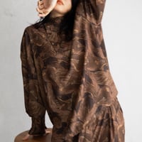 【nokcha original】marble blouse/2colors_nb0043