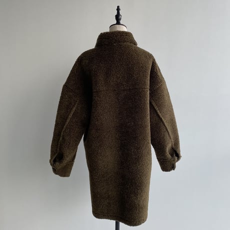 【nokcha original】boa mouton jacket/khaki_no0187