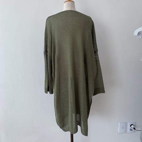 《予約販売》s/s slit knit/2colors_nt0328