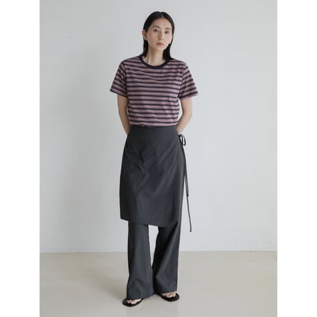 《予約販売》accent color border tee/2colors_nt2310