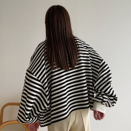 《予約販売》border over mtm/2colors_nt1293
