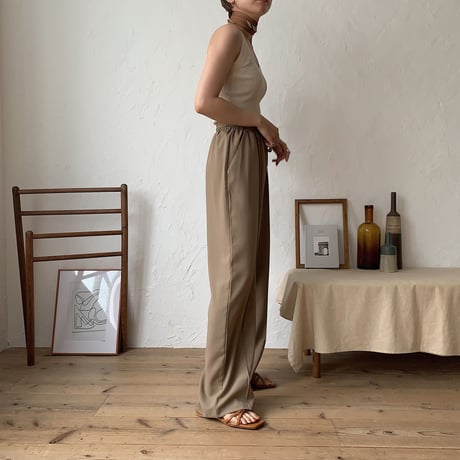 《予約販売》lady u neck knit tank top/4colors_nt0440