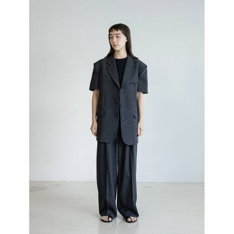 《予約販売》rich tuck wide pants/2colors_np1258