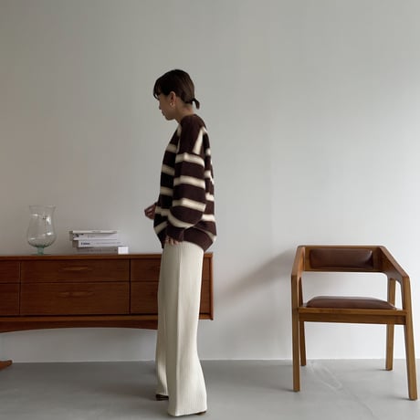 《予約販売》unisex border knit_nt1112