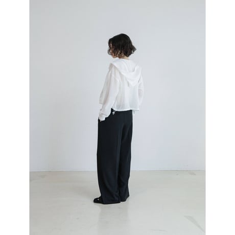 《予約販売》sheer hoodie shirt/2colors_nb0393
