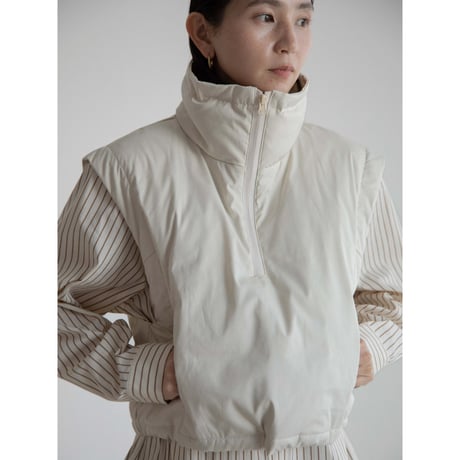 《予約販売》2way mannish down vest/2colors_nt2221